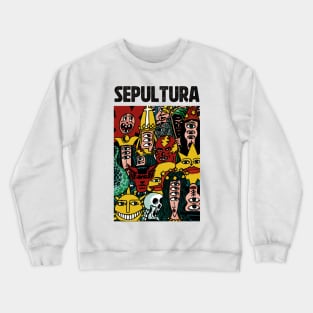 Monsters Party of Sepultura Crewneck Sweatshirt